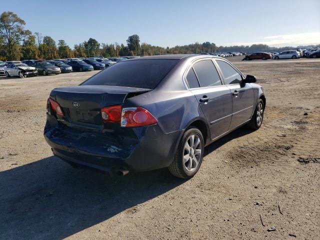 KNAGE124665025869 - 2006 KIA OPTIMA LX BLUE photo 3