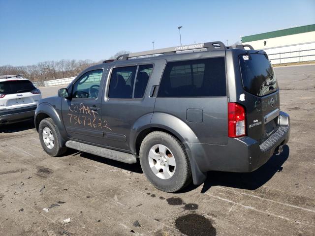 5N1AR18W85C789475 - 2005 NISSAN PATHFINDER LE ნაცრისფერი ფოტო 2