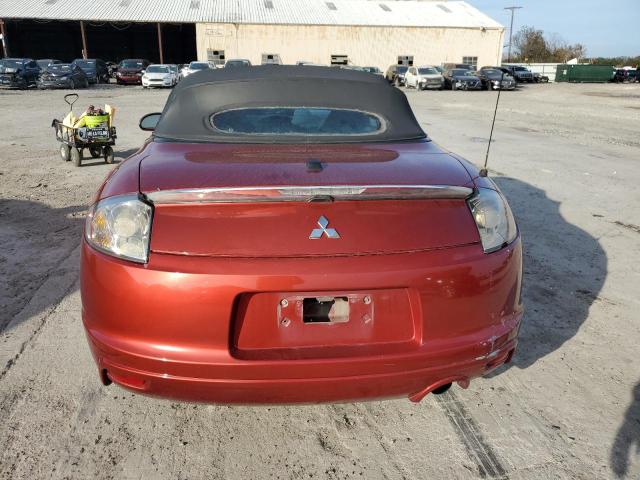 4A3AL25F59E009388 - 2009 MITSUBISHI ECLIPSE SPYDER GS ORANGE photo 6