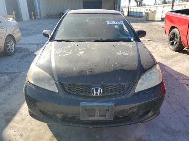 1HGEM21605L043690 - 2005 HONDA CIVIC LX BLACK photo 5