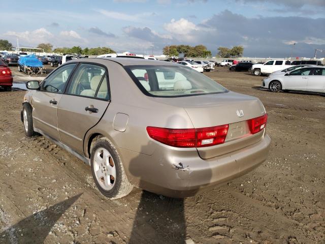 1HGCM56165A113839 - 2005 HONDA ACCORD DX TAN photo 2