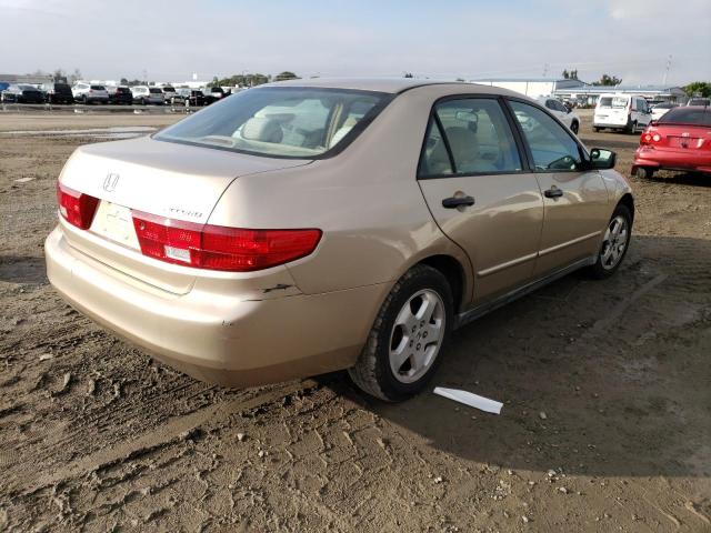 1HGCM56165A113839 - 2005 HONDA ACCORD DX TAN photo 3