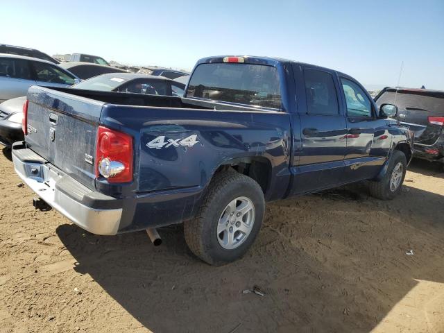 1D7HW48N06S589868 - 2006 DODGE DAKOTA QUAD SLT BLUE photo 3