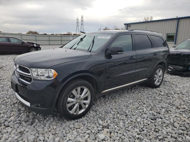 1C4SDJDT9CC163384 - 2012 DODGE DURANGO CREW BLACK photo 1