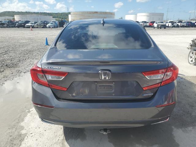 1HGCV3F44KA004786 - 2019 HONDA ACCORD HYBRID EX GRAY photo 6