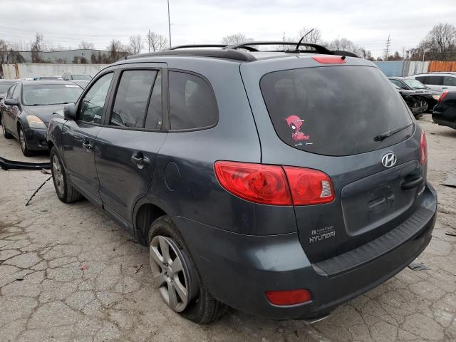 5NMSH13E18H145106 - 2008 HYUNDAI SANTA FE SE BLUE photo 2