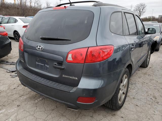 5NMSH13E18H145106 - 2008 HYUNDAI SANTA FE SE BLUE photo 3