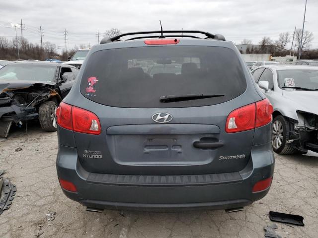 5NMSH13E18H145106 - 2008 HYUNDAI SANTA FE SE BLUE photo 6