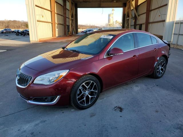 2G4GL5EX2H9110358 - 2017 BUICK REGAL SPORT TOURING BURGUNDY photo 1