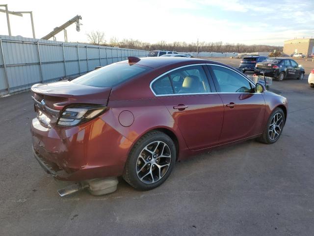 2G4GL5EX2H9110358 - 2017 BUICK REGAL SPORT TOURING BURGUNDY photo 3