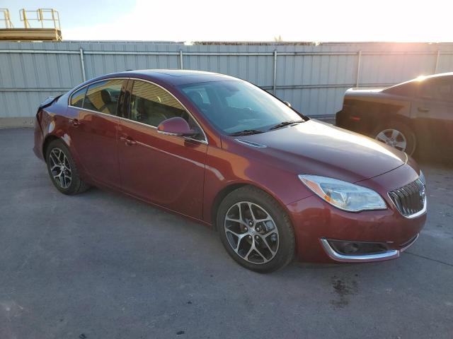 2G4GL5EX2H9110358 - 2017 BUICK REGAL SPORT TOURING BURGUNDY photo 4