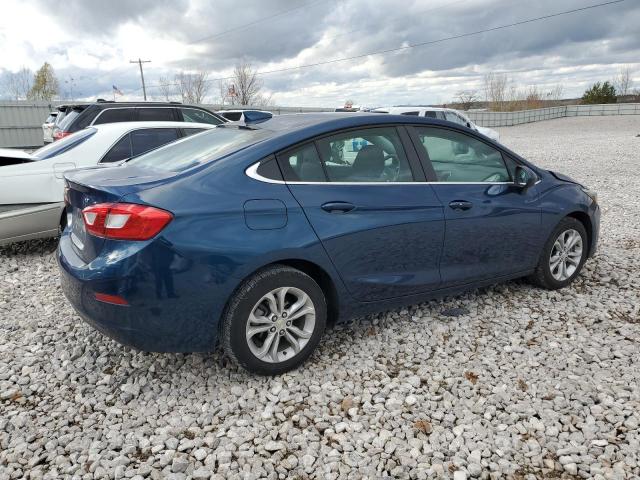 1G1BE5SM3K7113936 - 2019 CHEVROLET CRUZE LT BLUE photo 3