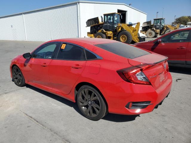 2HGFC2F81KH572253 - 2019 HONDA CIVIC SPORT RED photo 2