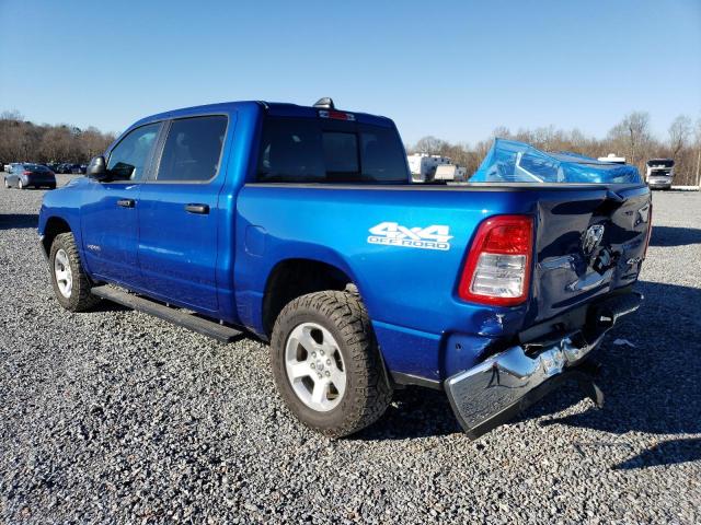 1C6SRFGT3KN594453 - 2019 RAM 1500 TRADESMAN BLUE photo 2