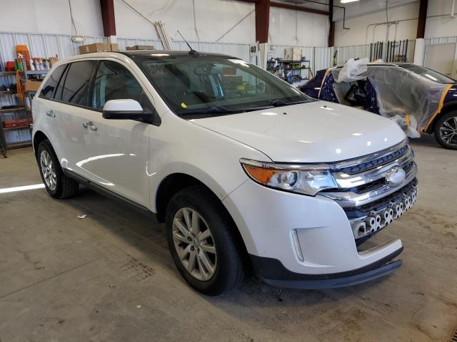 2FMDK3JC2DBC32976 - 2013 FORD EDGE SEL WHITE photo 4