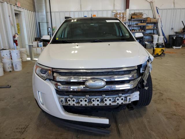 2FMDK3JC2DBC32976 - 2013 FORD EDGE SEL WHITE photo 5