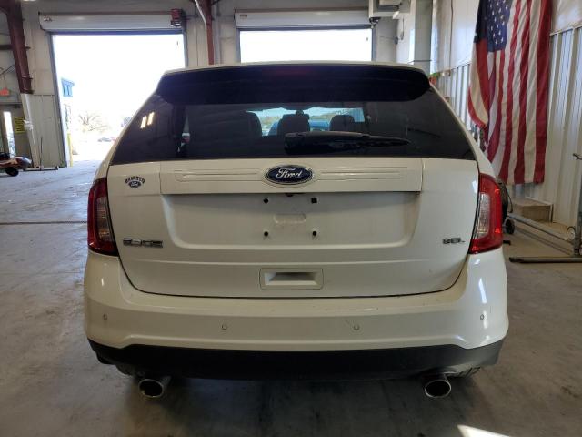 2FMDK3JC2DBC32976 - 2013 FORD EDGE SEL WHITE photo 6