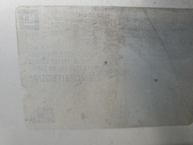 1G1ZC5E11BF213836 - 2011 CHEVROLET MALIBU 1LT 米色 照片 12