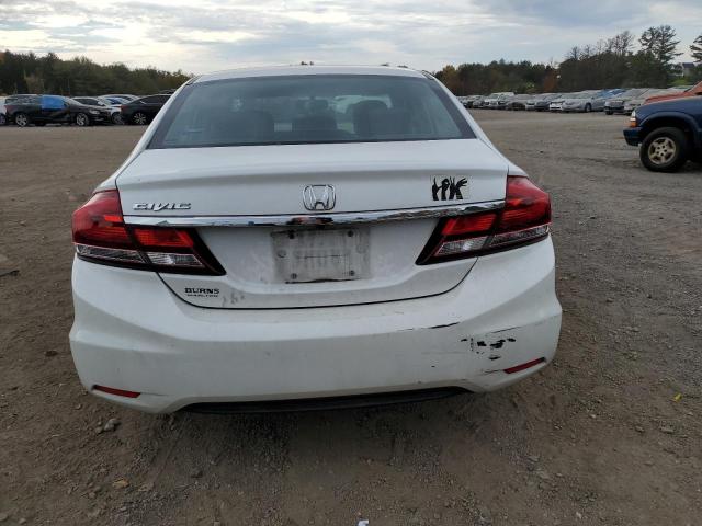 19XFB2F9XDE256326 - 2013 HONDA CIVIC EXL WHITE photo 6