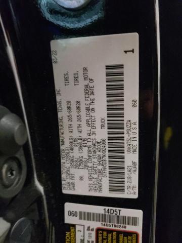 5TFNA5DB7NX024080 - 2022 TOYOTA TUNDRA CREWMAX PLATINUM Schwarz Foto 13