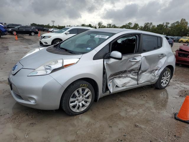 1N4AZ0CP7FC311103 - 2015 NISSAN LEAF S SILVER photo 1