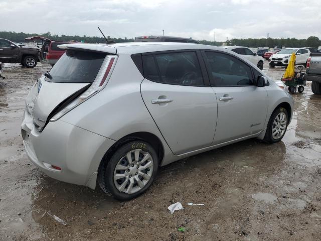 1N4AZ0CP7FC311103 - 2015 NISSAN LEAF S SILVER photo 3