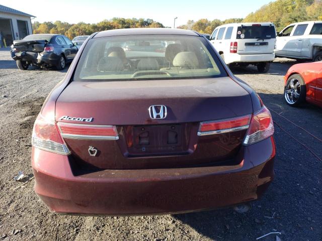 1HGCP2F30CA114392 - 2012 HONDA ACCORD LX MAROON photo 6