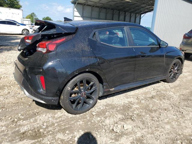 KMHTH6AB4KU011485 - 2019 HYUNDAI VELOSTER TURBO BLACK photo 3