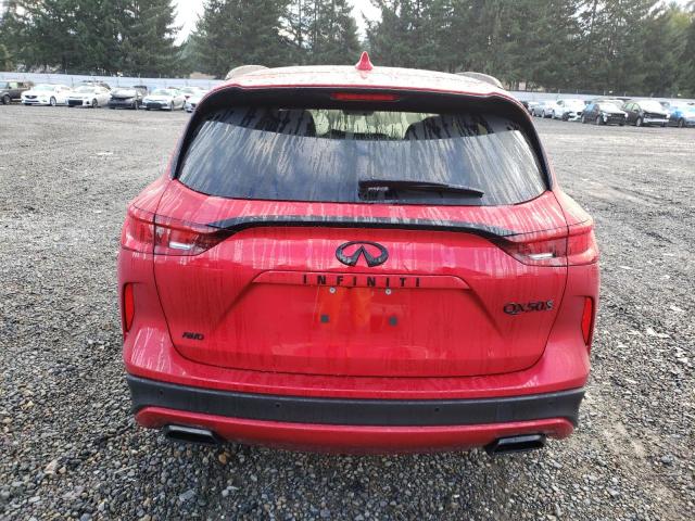 3PCAJ5FBXPF115451 - 2023 INFINITI QX50 SPORT RED photo 6