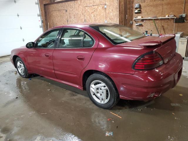 1G2NE52E55M250187 - 2005 PONTIAC GRAND AM SE BURGUNDY photo 2