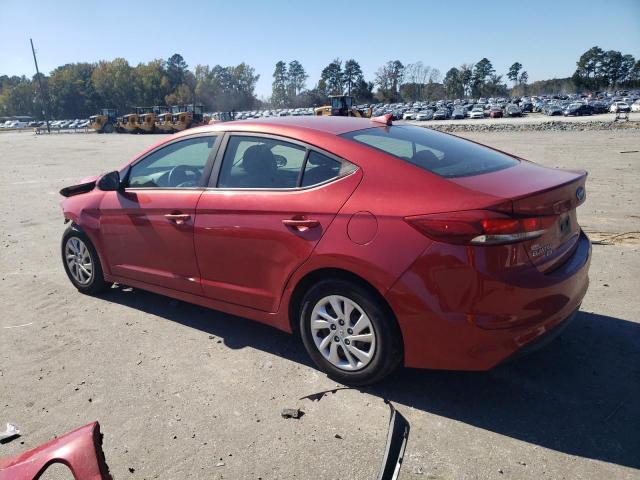 5NPD74LF5HH100470 - 2017 HYUNDAI ELANTRA SE RED photo 2