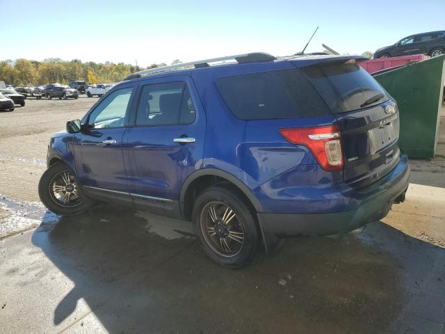 1FM5K8D82DGA39048 - 2013 FORD EXPLORER XLT BLUE photo 2