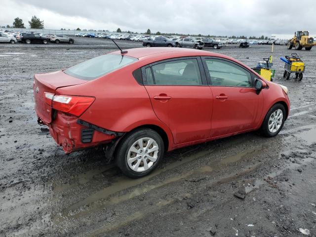 KNADM4A35F6441003 - 2015 KIA RIO LX RED photo 3