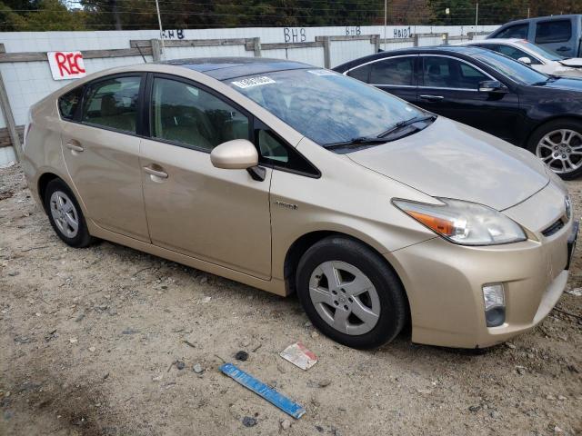 JTDKN3DUXB1402954 - 2011 TOYOTA PRIUS BEIGE photo 4