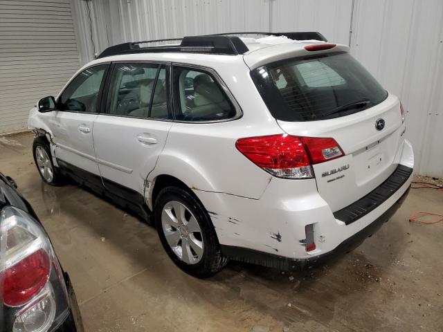 4S4BRCAC3C3282206 - 2012 SUBARU OUTBACK 2.5I WHITE photo 2