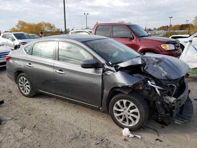 3N1AB7AP4KL625545 - 2019 NISSAN SENTRA S GRAY photo 4