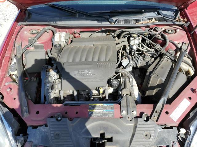 2G1WD58C369272284 - 2006 CHEVROLET IMPALA SUPER SPORT RED photo 11