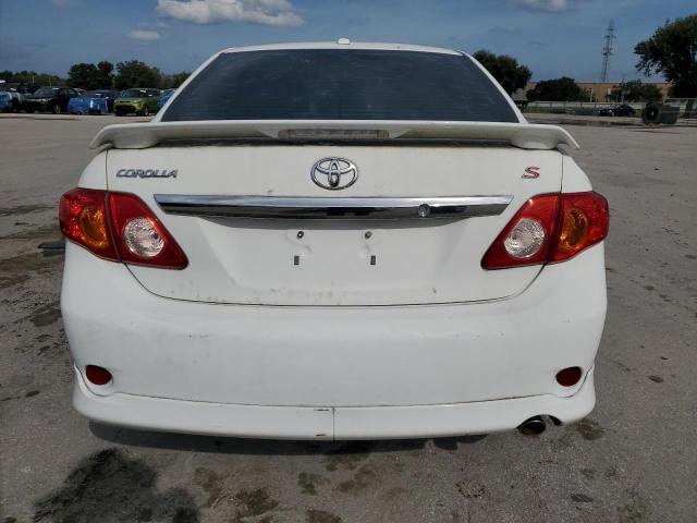 2T1BU4EE7AC454603 - 2010 TOYOTA COROLLA BASE WHITE photo 6