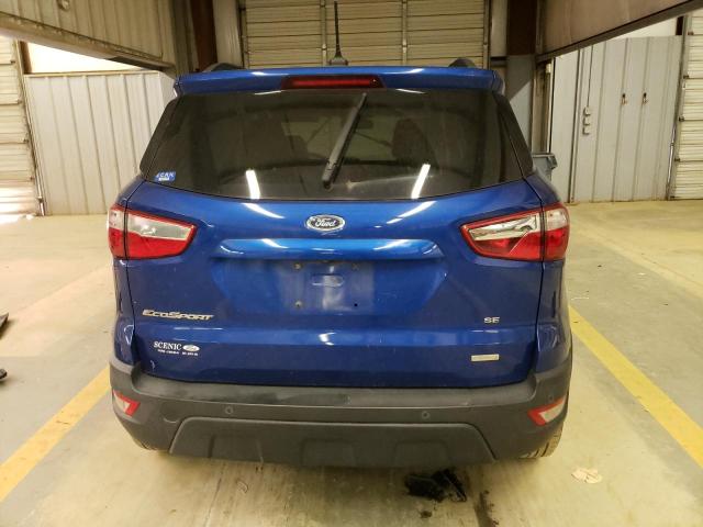 MAJ3P1TE1JC184280 - 2018 FORD ECOSPORT SE BLUE photo 6
