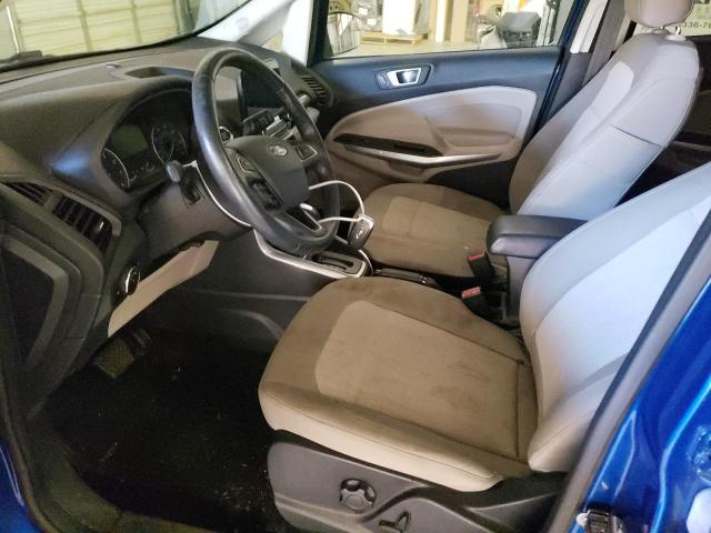 MAJ3P1TE1JC184280 - 2018 FORD ECOSPORT SE BLUE photo 7