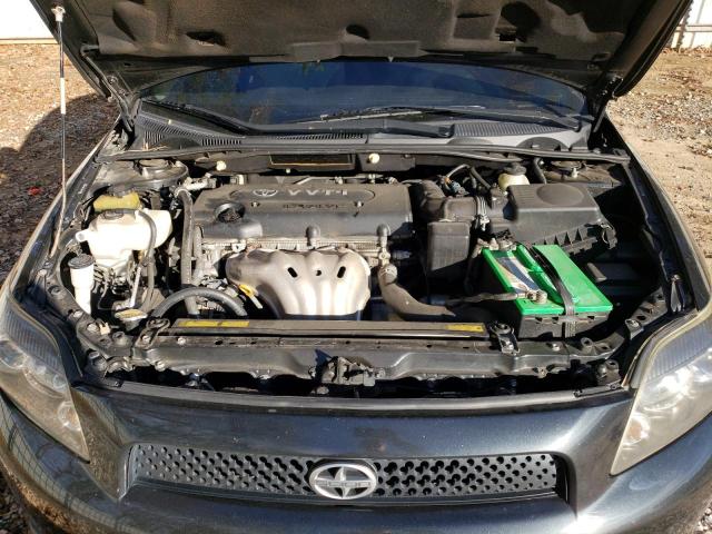 JTKDE167780227509 - 2008 TOYOTA SCION TC შავი ფოტო 11