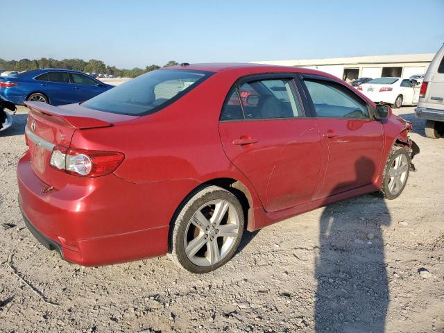 2T1BU4EE2DC114926 - 2013 TOYOTA COROLLA BASE RED photo 3