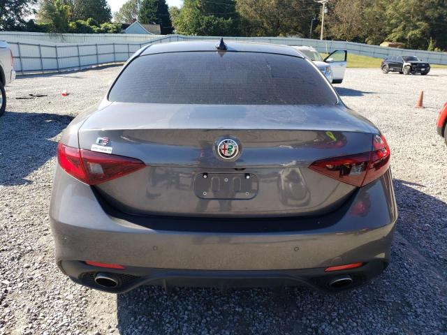 ZARFAECN1J7583026 - 2018 ALFA ROMEO GIULIA TI GRAY photo 6