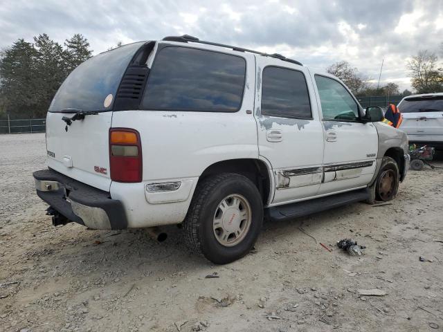 1GKEC13T61J273999 - 2001 GMC YUKON WHITE photo 3