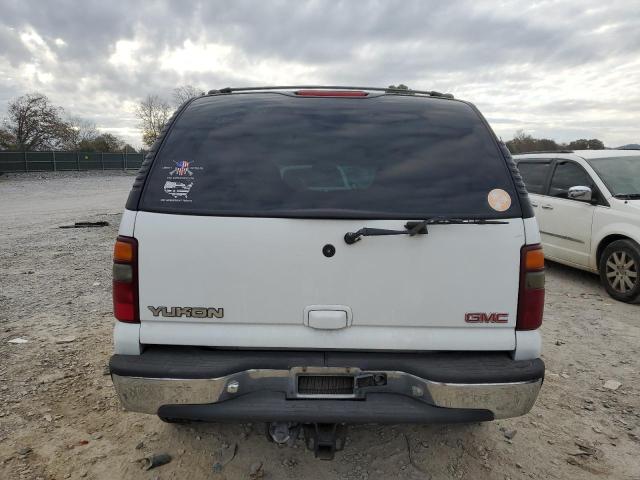 1GKEC13T61J273999 - 2001 GMC YUKON WHITE photo 6