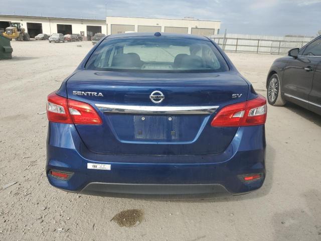 3N1AB7AP7KY274665 - 2019 NISSAN SENTRA S BLUE photo 6