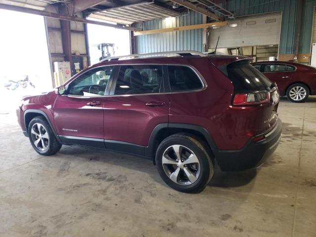 1C4PJMDX3KD435987 - 2019 JEEP CHEROKEE LIMITED BURGUNDY photo 2