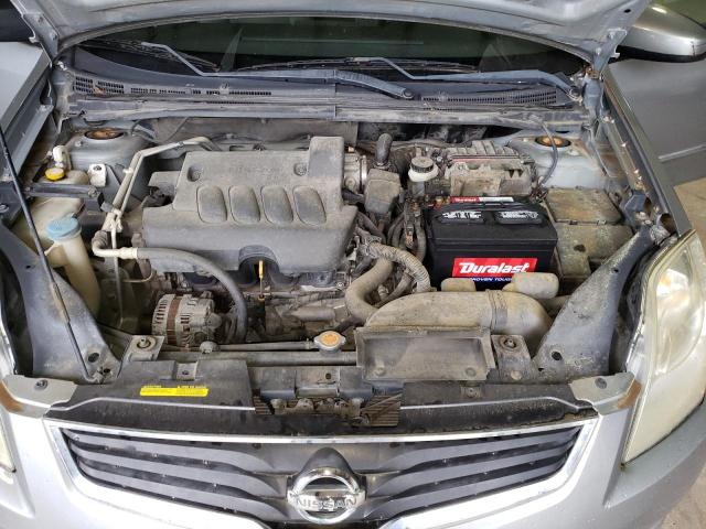 3N1AB6AP9AL670232 - 2010 NISSAN SENTRA 2.0 SILVER photo 11