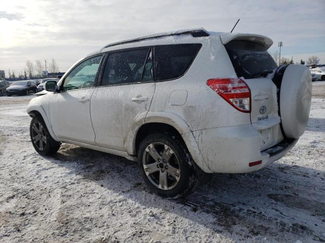 2T3RK4DV3BW037881 - 2011 TOYOTA RAV4 SPORT WHITE photo 2