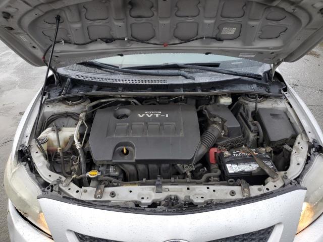 1NXBU40E99Z103919 - 2009 TOYOTA COROLLA BASE SILVER photo 11